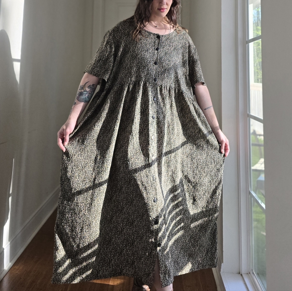 Vintage Maxi Dress 3X